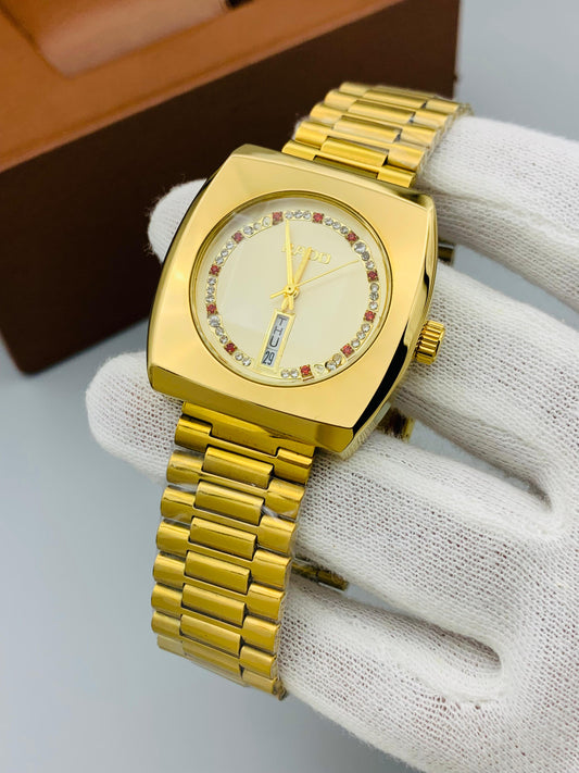 TV Model With Date Adjustment - Quartz (Gold)